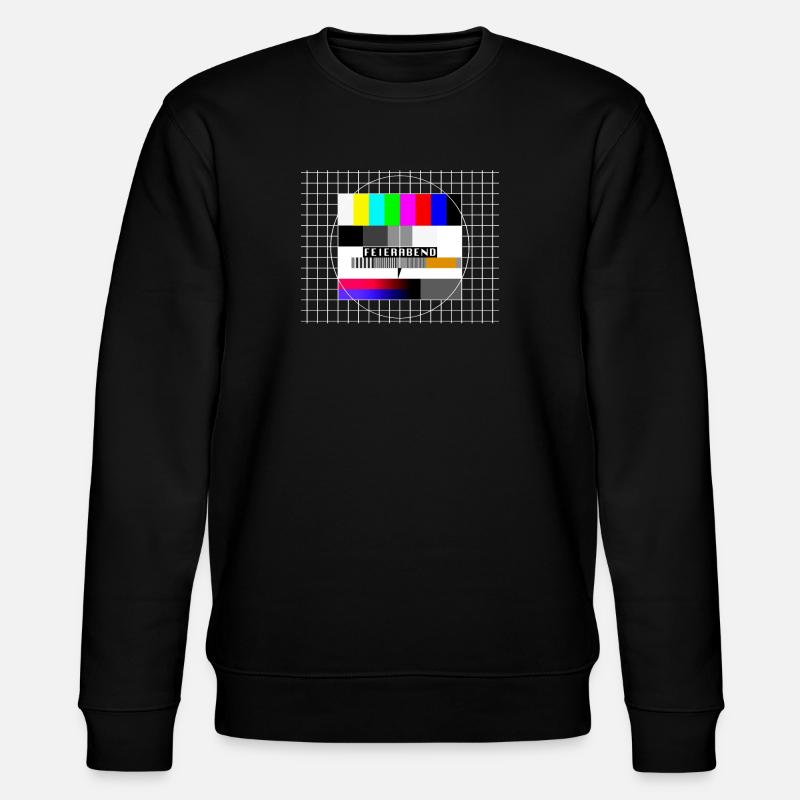Obraz testowy po pracy 80s 90s kostium imprezowy - Ekologiczna bluza unisex Stanley/Stella CHANGER  - czarny
