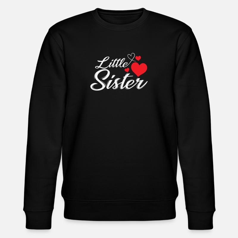 Frères et sœurs petite soeur - Sweat bio CHANGER Stanley/Stella Unisexe - noir