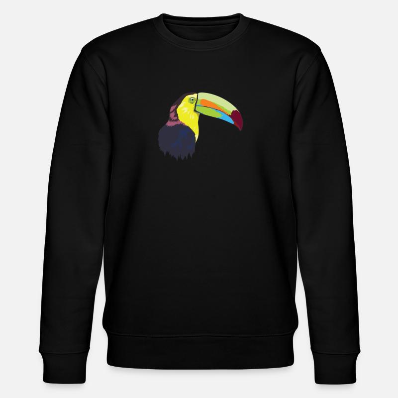 Toucan (Toucan) oiseau toucan - Sweat bio CHANGER Stanley/Stella Unisexe - noir