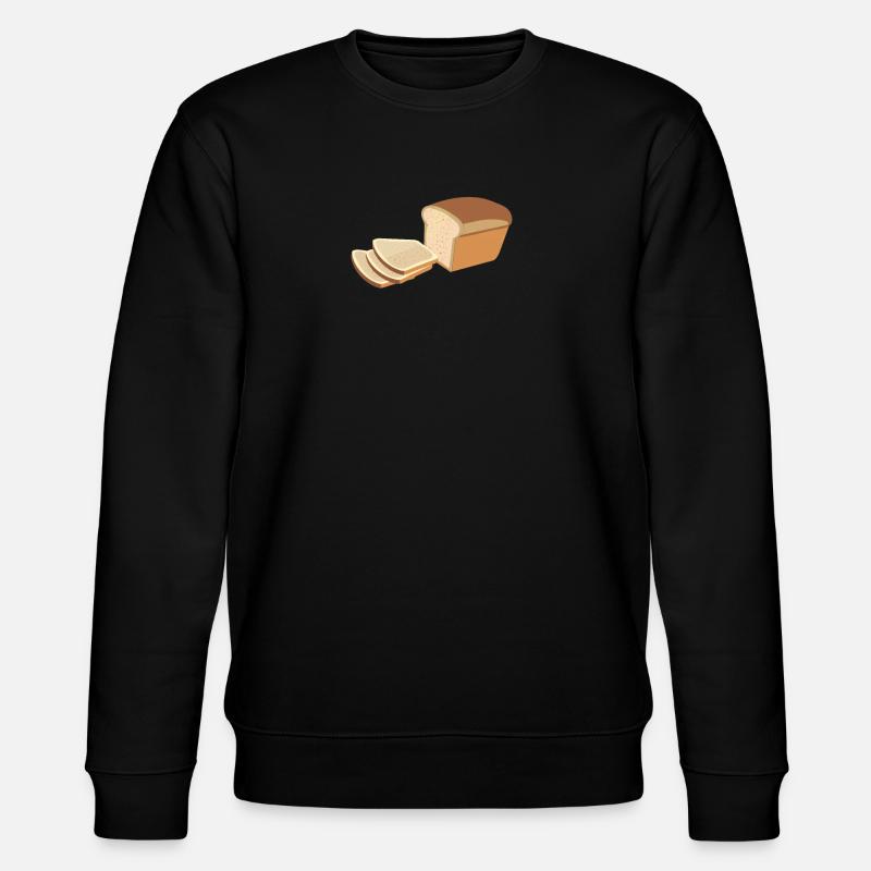 Bread write bread Toast bread - Stanley/Stella CHANGER Unisex Organic Sweatshirt - black