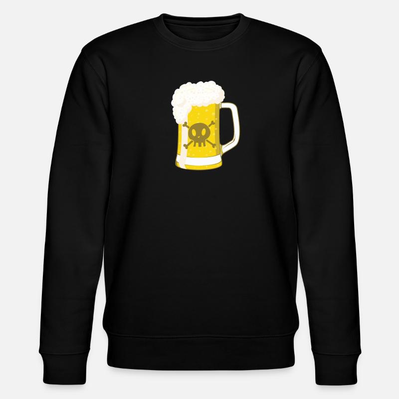 Bière pirate avec crâne - Sweat bio CHANGER Stanley/Stella Unisexe - noir