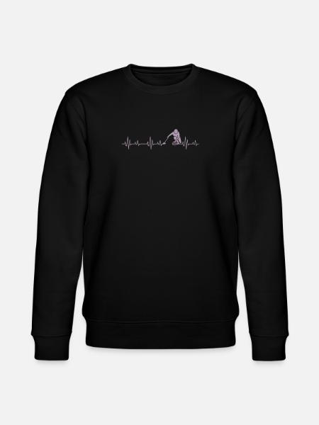 Idées cadeaux Curling Heartbeat - Sweat bio CHANGER Stanley/Stella Unisexe - noir