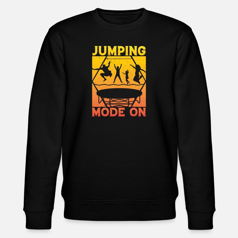 Sprungmodus an - Stanley/Stella Unisex Bio-Sweatshirt CHANGER  - Schwarz