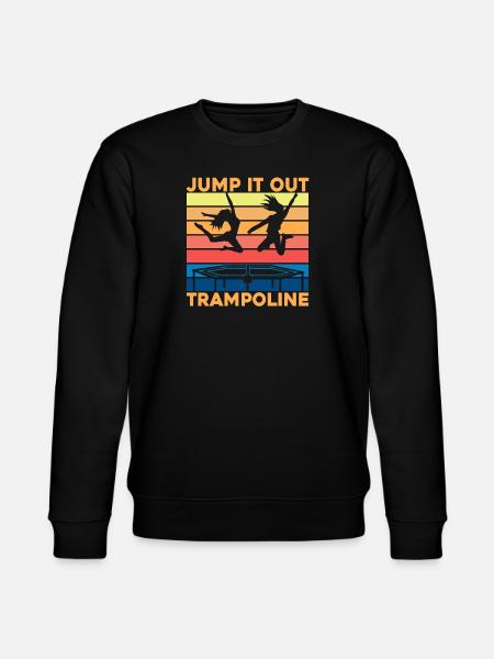 Herausspringen Trampolin - Stanley/Stella Unisex Bio-Sweatshirt CHANGER - Schwarz