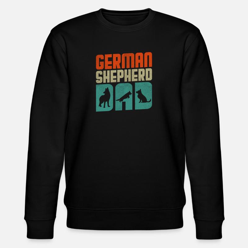 Deutscher Schäferhund - Stanley/Stella Unisex Bio-Sweatshirt CHANGER  - Schwarz