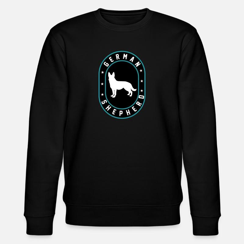 Deutscher Schäferhund - Stanley/Stella Unisex Bio-Sweatshirt CHANGER  - Schwarz