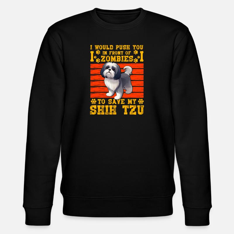 Shih Tzu - Sweat bio CHANGER Stanley/Stella Unisexe - noir
