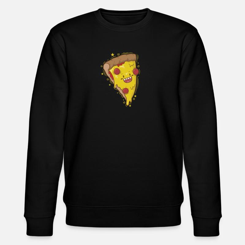 Salami Pizza est heureux - Sweat bio CHANGER Stanley/Stella Unisexe - noir