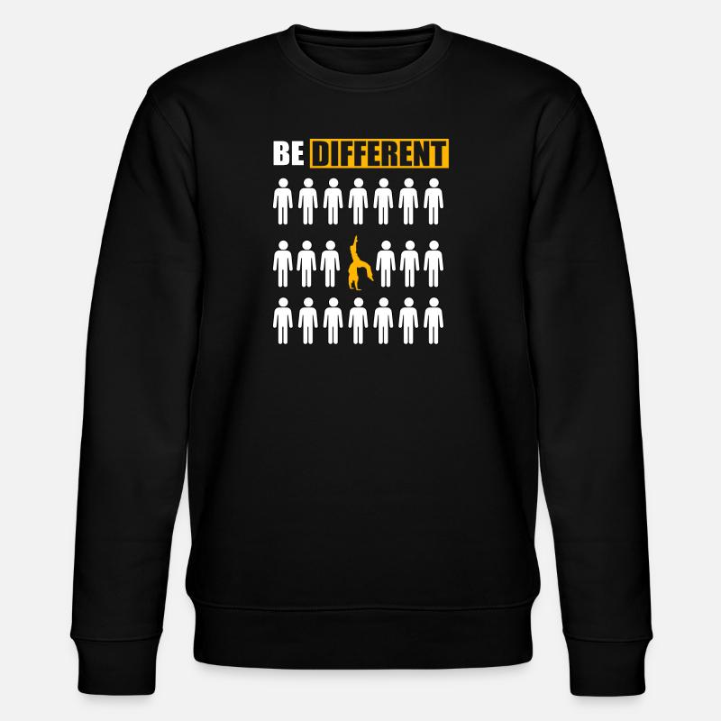 Be Different Capoeira - Stanley/Stella CHANGER Unisex Organic Sweatshirt - black