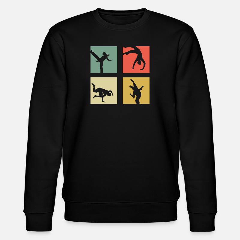 Capoeira - Stanley/Stella Unisex Bio-Sweatshirt CHANGER  - Schwarz