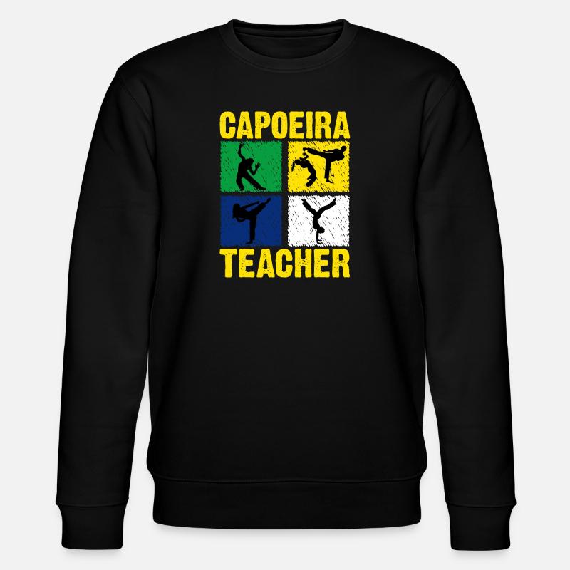 Capoeira-Lehrerin - Stanley/Stella Unisex Bio-Sweatshirt CHANGER  - Schwarz