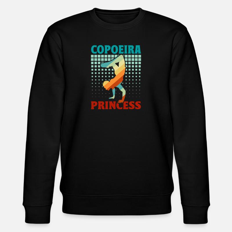 Capoeira Prinzessin - Stanley/Stella Unisex Bio-Sweatshirt CHANGER  - Schwarz