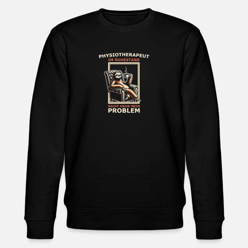 Physiotherapeut im Ruhestand - Stanley/Stella Unisex Bio-Sweatshirt CHANGER  - Schwarz