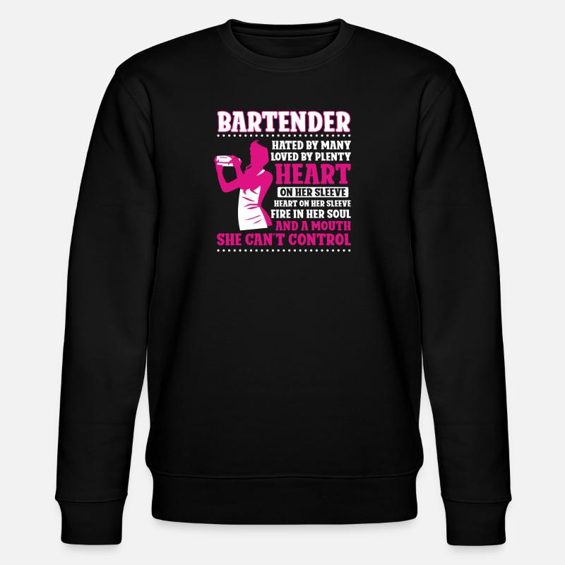 Bartender Mixologist Bartender - Stanley/Stella CHANGER Unisex Organic Sweatshirt - black