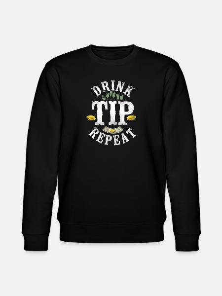 Barman Mixologue Astuce de boisson - Sweat bio CHANGER Stanley/Stella Unisexe - noir