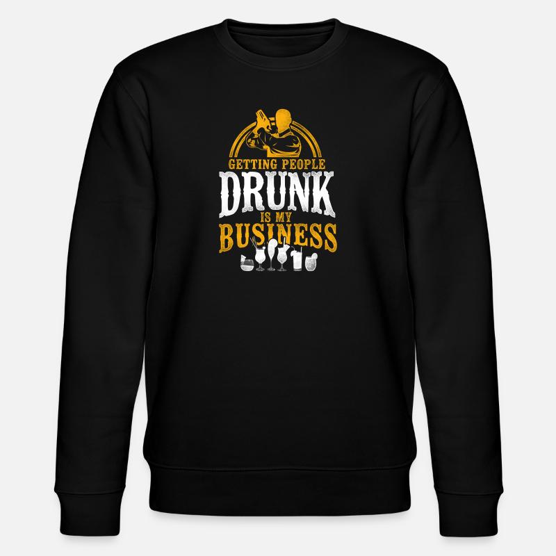 Bartender Mixologist Getting - Stanley/Stella CHANGER Unisex Organic Sweatshirt - black