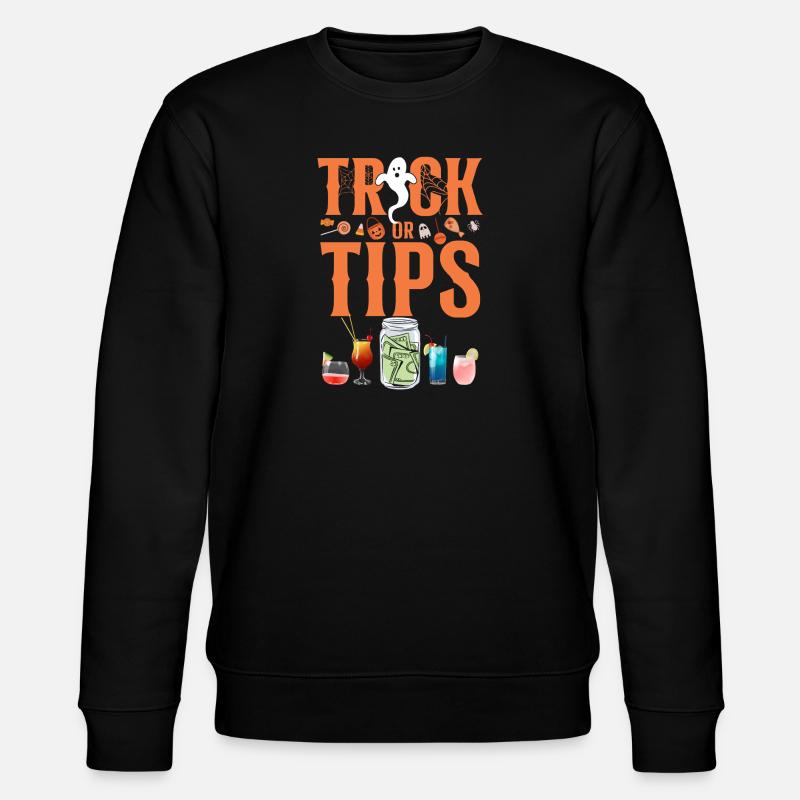 Barman Mixologue Truc ou astuces - Sweat bio CHANGER Stanley/Stella Unisexe - noir
