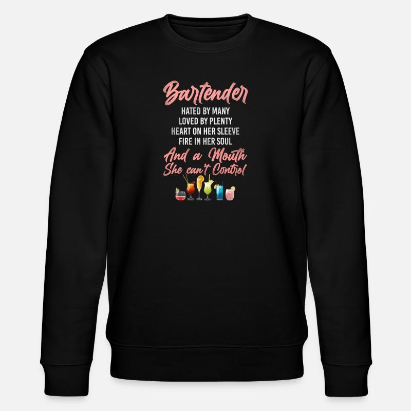 Bartender Mixologist Bartender - Stanley/Stella Unisex Bio-Sweatshirt CHANGER  - Schwarz