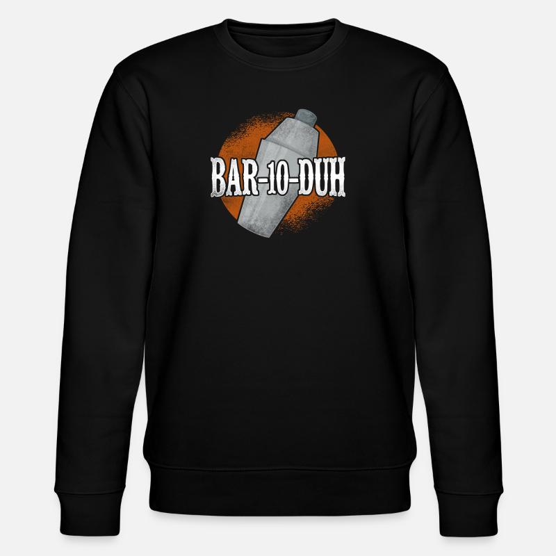 Barman Mixologue Bar-10-Duh - Sweat bio CHANGER Stanley/Stella Unisexe - noir