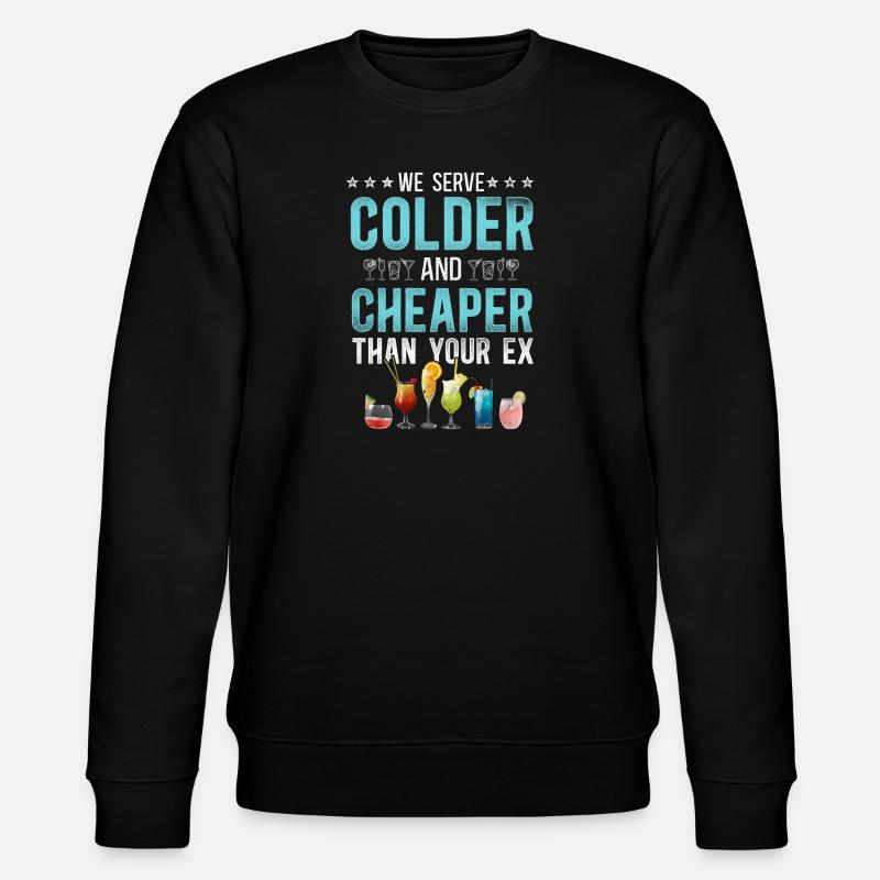 Bartender Mixologist We Serve - Stanley/Stella CHANGER Unisex Organic Sweatshirt - black