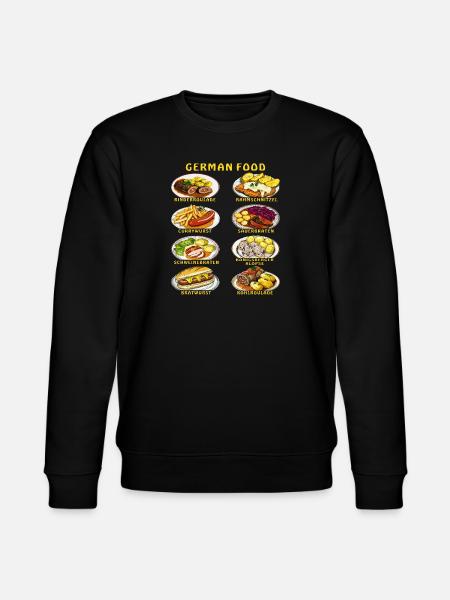 GERMAN FOOD - Stanley/Stella CHANGER Unisex Organic Sweatshirt - black