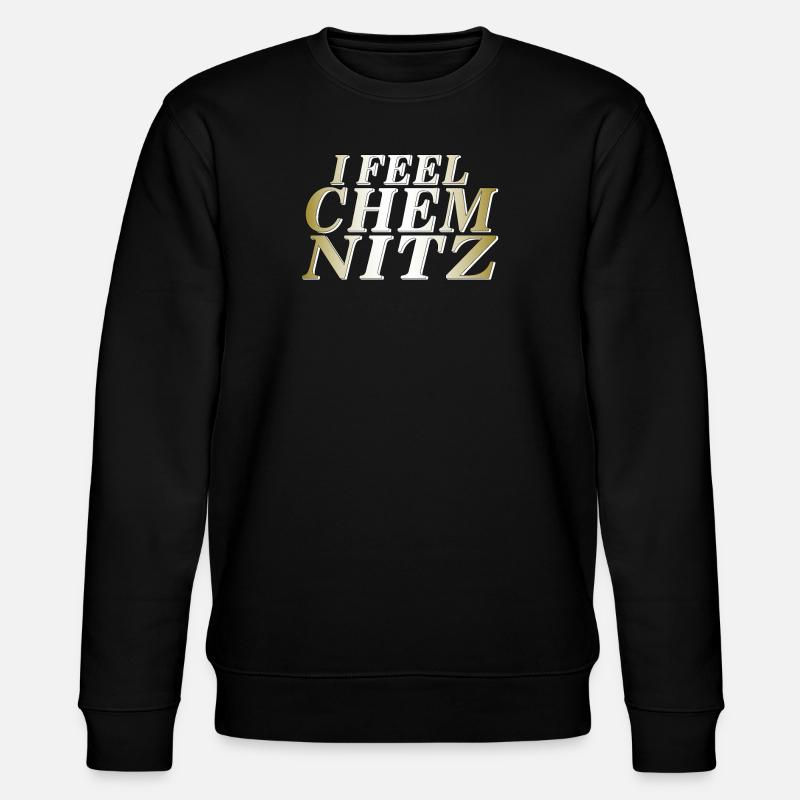 I FEEL CHEMNITZ - Stanley/Stella Unisex Bio-Sweatshirt CHANGER  - Schwarz