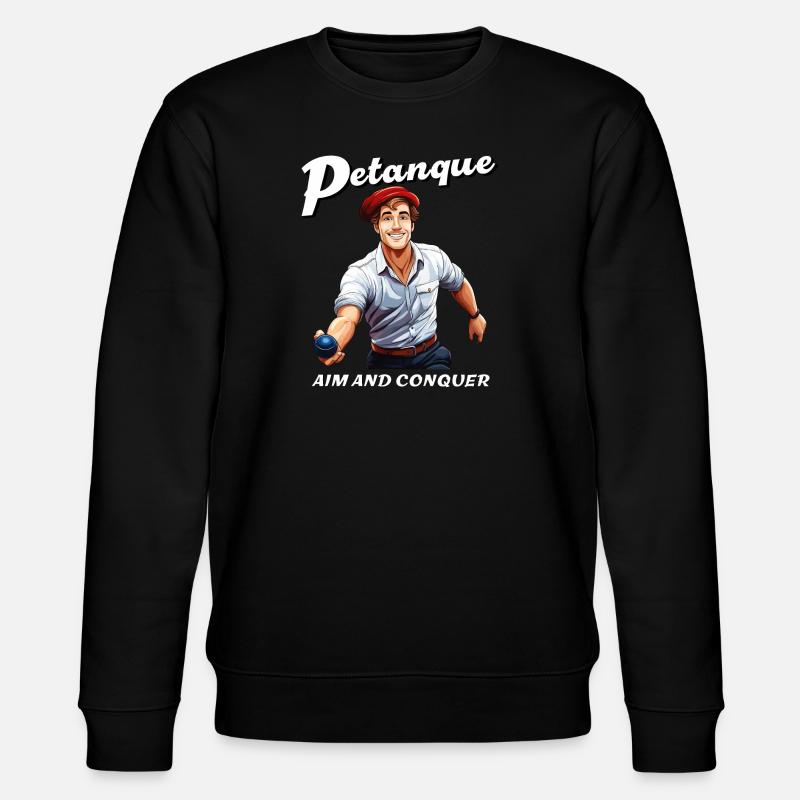 PÉTANQUE VISER ET CONQUÉRIR - Sweat bio CHANGER Stanley/Stella Unisexe - noir