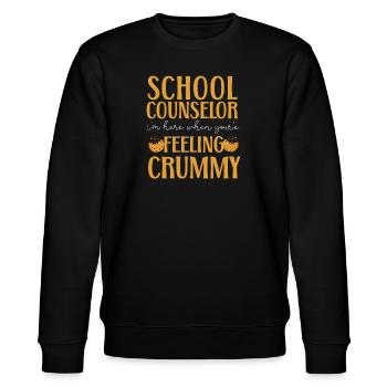 School Counselor Pun School - Stanley/Stella Unisex Bio-Sweatshirt CHANGER  - Schwarz - Vorne - Nik (191cm) & Marisol (170cm)