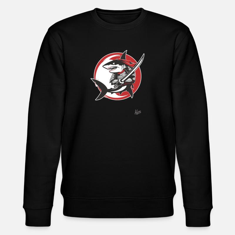 Samurai-Katana-Hai - Stanley/Stella Unisex Bio-Sweatshirt CHANGER  - Schwarz