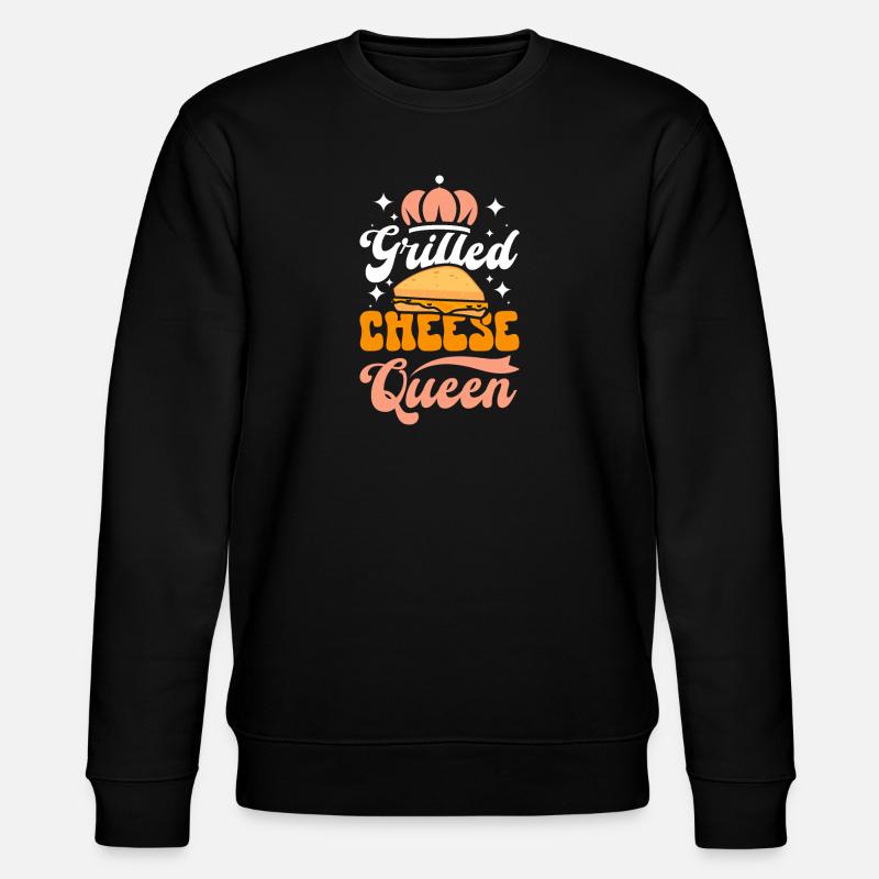 Reine du fromage grillé - Sweat bio CHANGER Stanley/Stella Unisexe - noir