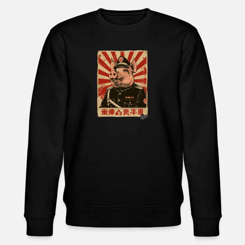 Cochon de style propagande - Sweat bio CHANGER Stanley/Stella Unisexe - noir