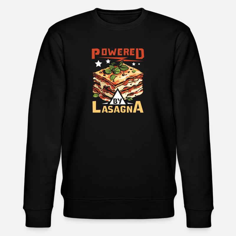 Propulsé par Lasagna - Sweat bio CHANGER Stanley/Stella Unisexe - noir