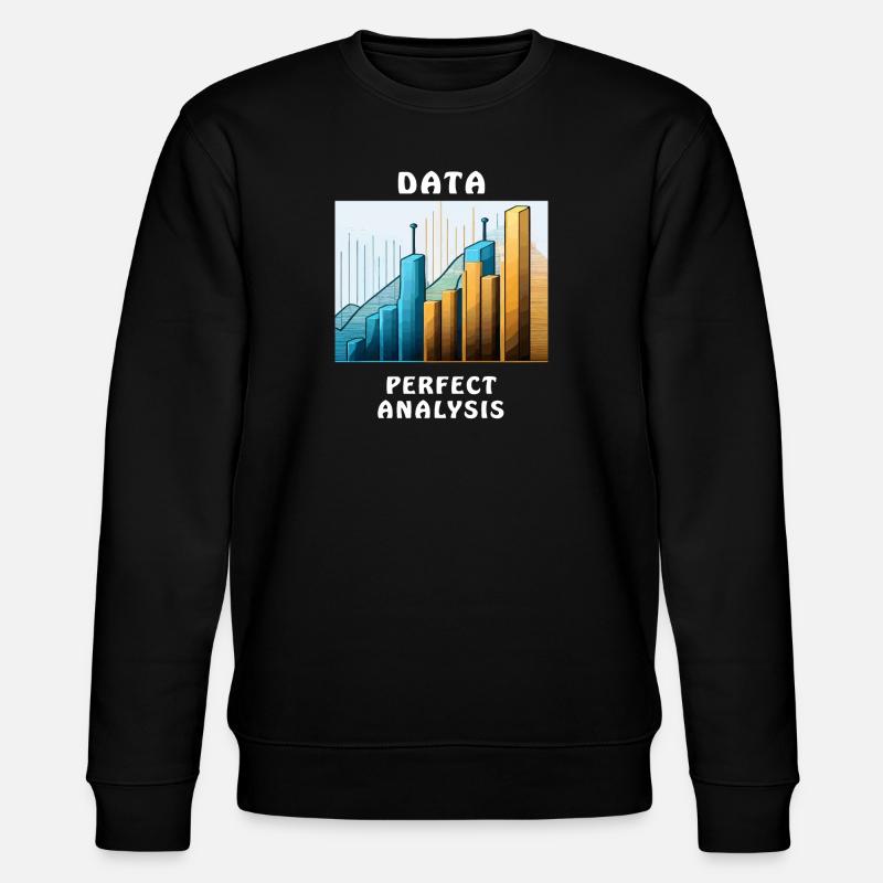 DATA PERFECT ANALYSIS - Stanley/Stella Unisex Bio-Sweatshirt CHANGER - Schwarz