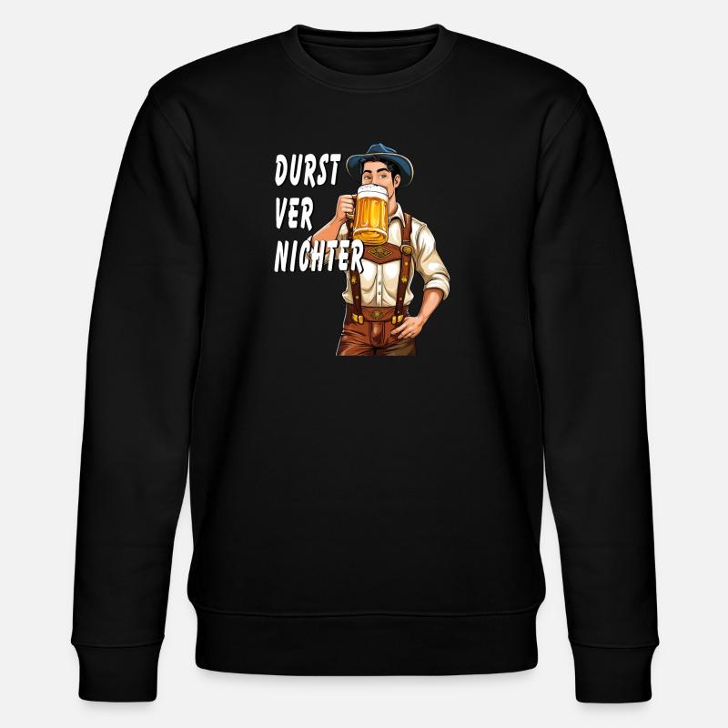 MANN Bier - Stanley/Stella Unisex Bio-Sweatshirt CHANGER  - Schwarz
