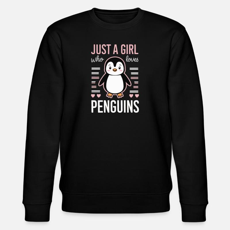 Pingouin Pingouin Animal - Sweat bio CHANGER Stanley/Stella Unisexe - noir