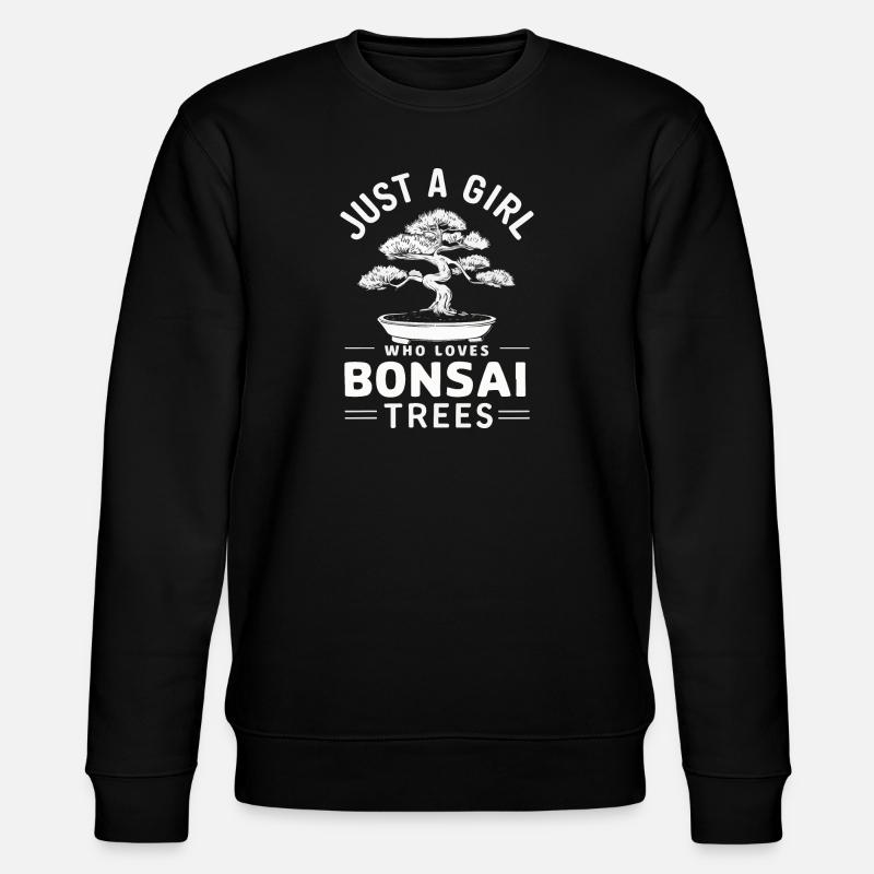 Bonsai Baum Japanisch Bonsai - Stanley/Stella Unisex Bio-Sweatshirt CHANGER  - Schwarz