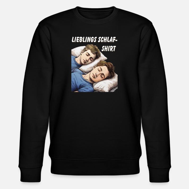 LIEBLINGS SCHLAFSHIRT - Stanley/Stella Unisex Bio-Sweatshirt CHANGER  - Schwarz