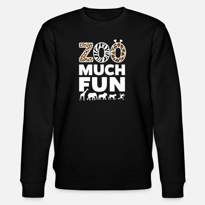 Zoo Tiere Zookeeper - Stanley/Stella Unisex Bio-Sweatshirt CHANGER  - Schwarz