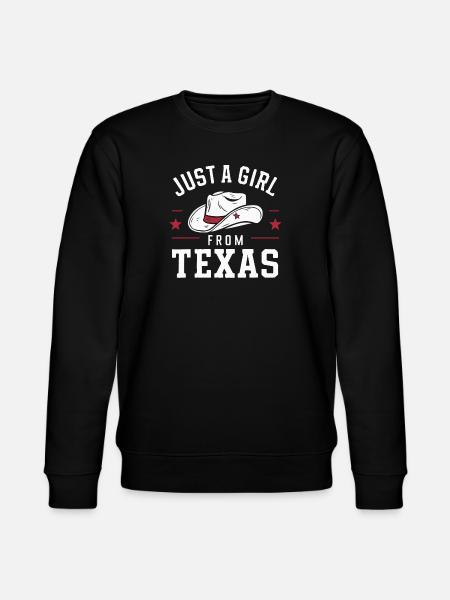 Texas State Texans Texas - Stanley/Stella CHANGER Unisex Organic Sweatshirt - black