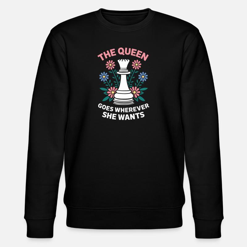 Chess Chess Player - Stanley/Stella CHANGER Unisex Organic Sweatshirt - black