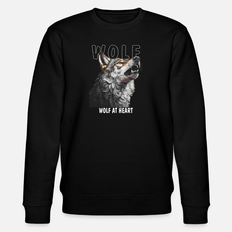 LOUP DANS L’ÂME - Sweat bio CHANGER Stanley/Stella Unisexe - noir