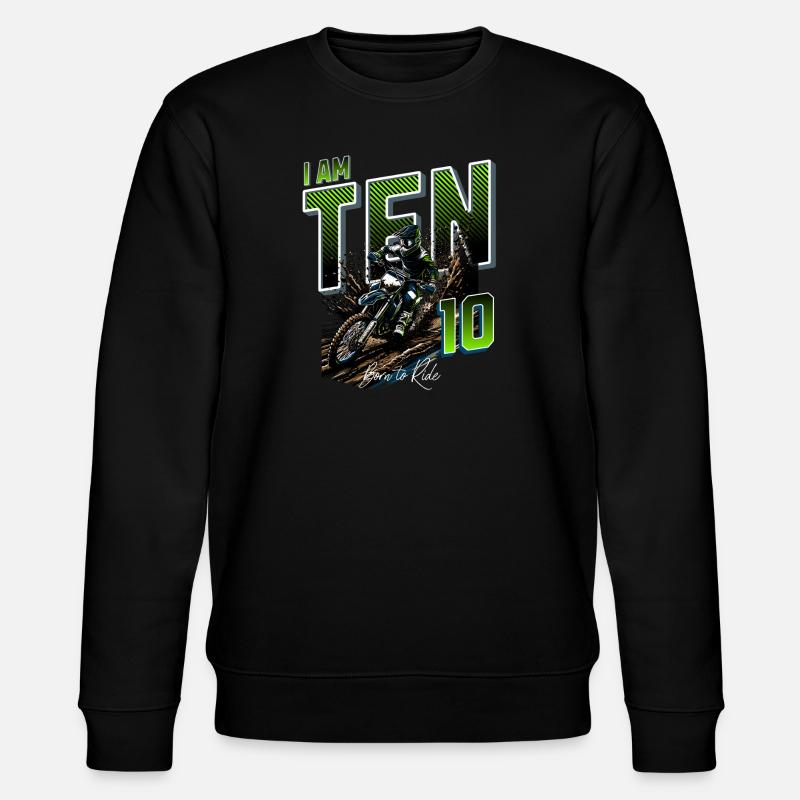 10e anniversaire de motocross - Sweat bio CHANGER Stanley/Stella Unisexe - noir