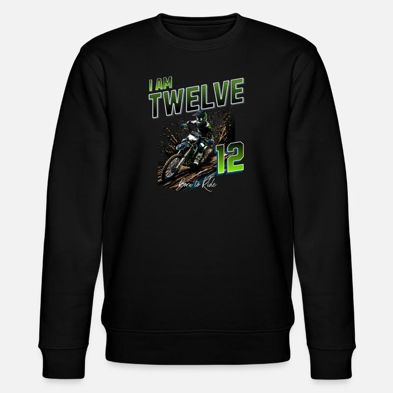 12e anniversaire de motocross - Sweat bio CHANGER Stanley/Stella Unisexe - noir