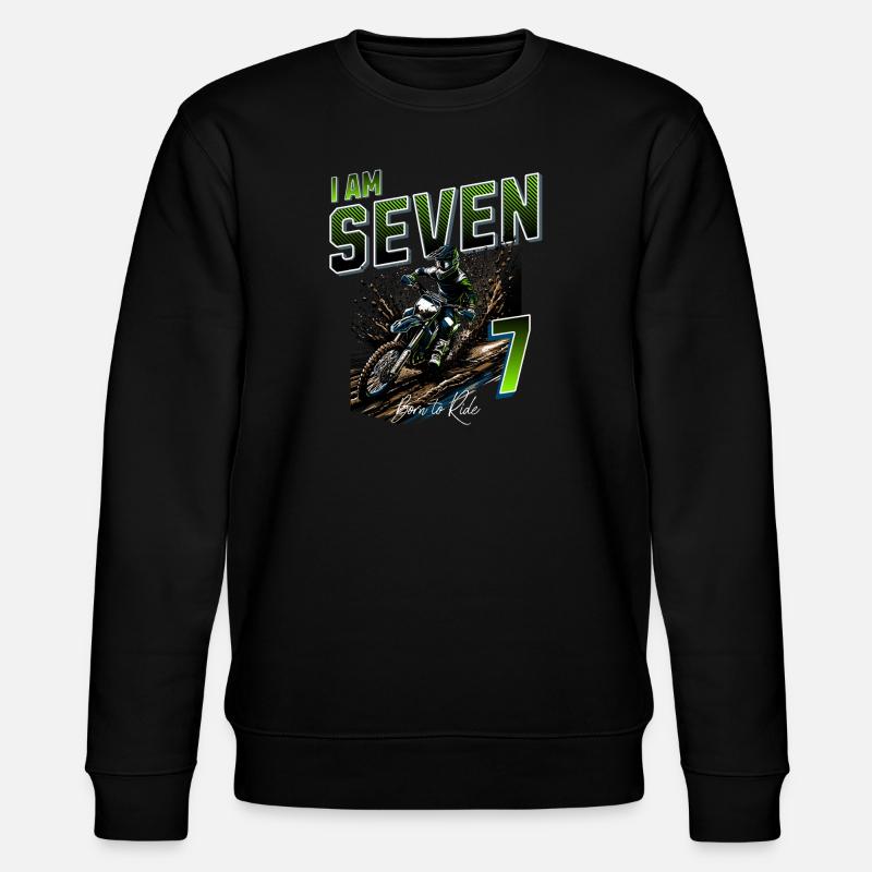 Motocross 7e anniversaire - Sweat bio CHANGER Stanley/Stella Unisexe - noir