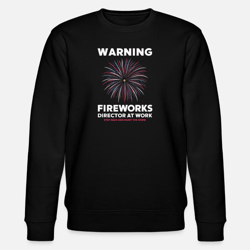 Pyrotechnie Feux d’artifice Pyrotechnie - Sweat bio CHANGER Stanley/Stella Unisexe - noir