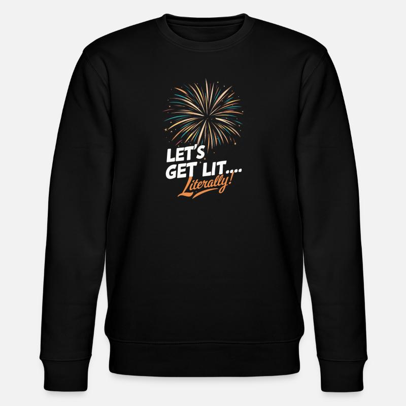 Pyrotechnics Fireworks Pyrotechnics - Stanley/Stella CHANGER Unisex Organic Sweatshirt - black