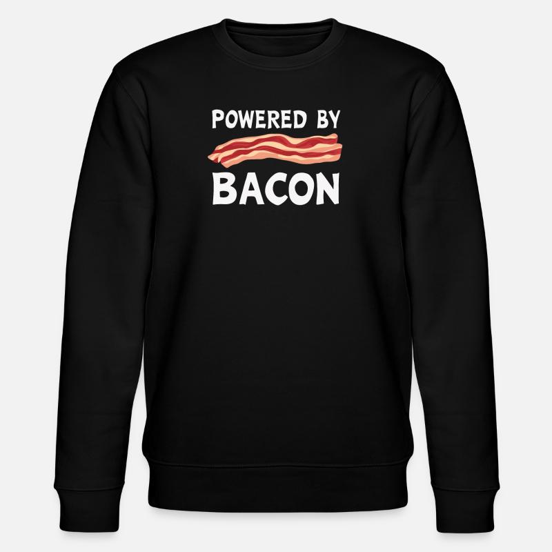 Bacon Breakfast Bacon - Stanley/Stella CHANGER Unisex Organic Sweatshirt - black