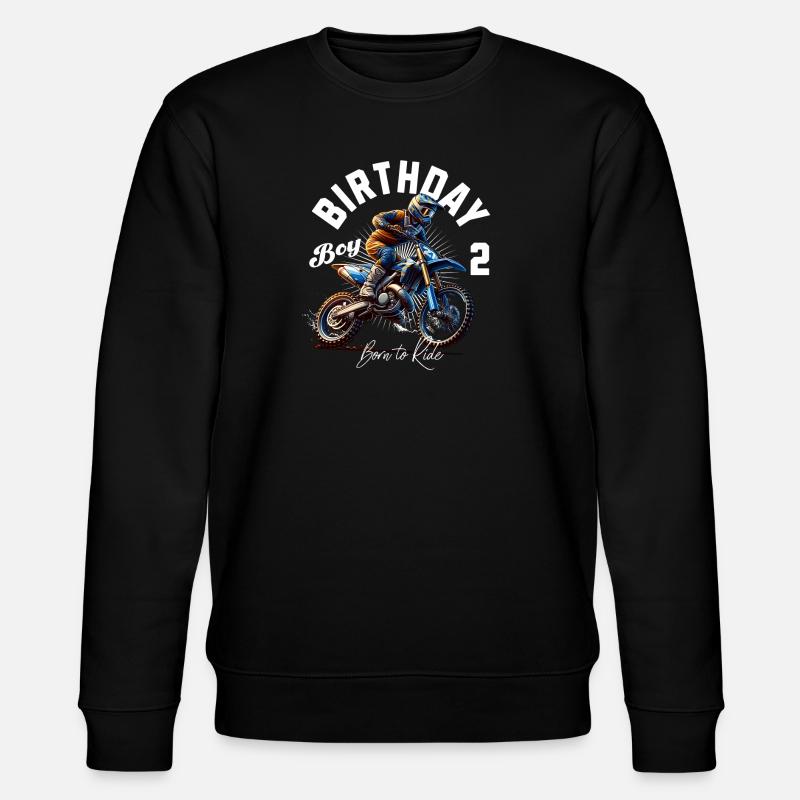 Motocross 2e anniversaire - Sweat bio CHANGER Stanley/Stella Unisexe - noir