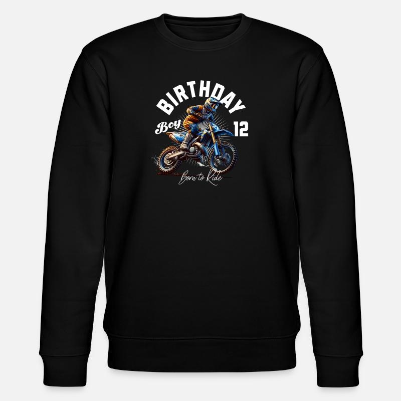 12e anniversaire de motocross - Sweat bio CHANGER Stanley/Stella Unisexe - noir