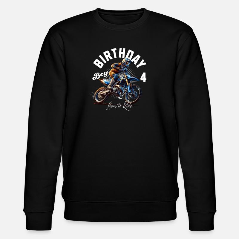 4e anniversaire de motocross - Sweat bio CHANGER Stanley/Stella Unisexe - noir